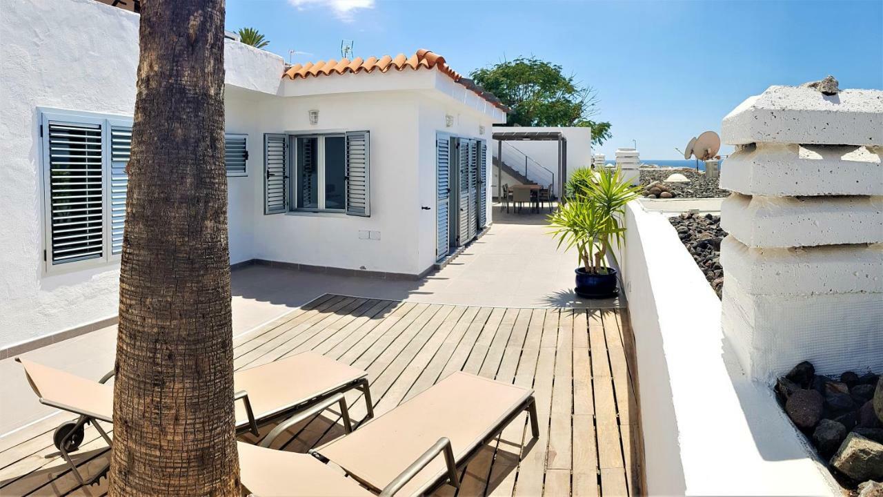 Casa La Vista - Bungalow With Fantastic Sea Views Arguineguin Extérieur photo